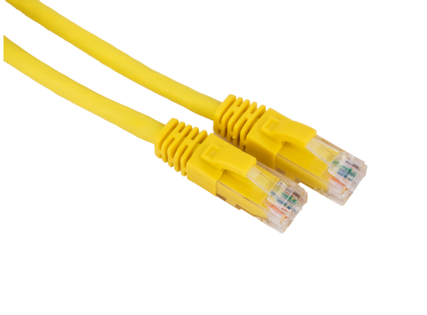 LinkIT U/UTP Patch Cat6 gul 0.3m AWG 24 | LSZH | Snagless 