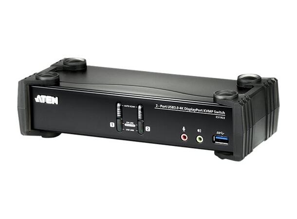 Aten KVM  2-PC 1-User CS1922 USB 3.0 | Displayport 1.2 | 4K 