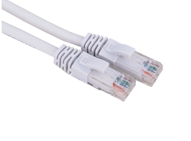 LinkIT U/UTP Patch Cat6 hvit 0.2m AWG 24 | LSZH | Snagless 