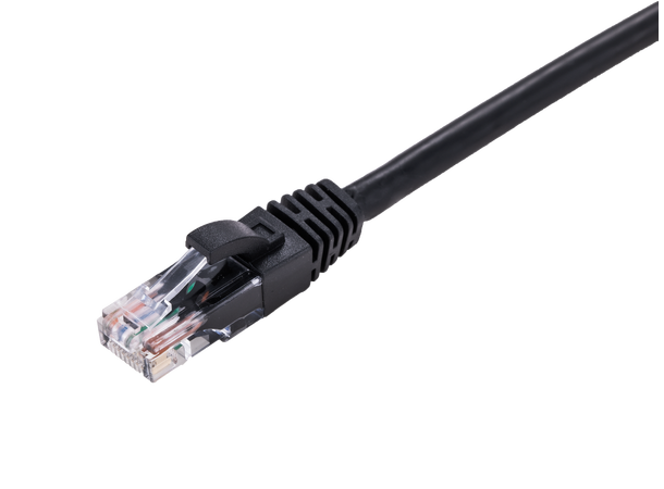 LinkIT U/UTP Patch Cat6 svart 0.3m AWG 24 | LSZH | Snagless 