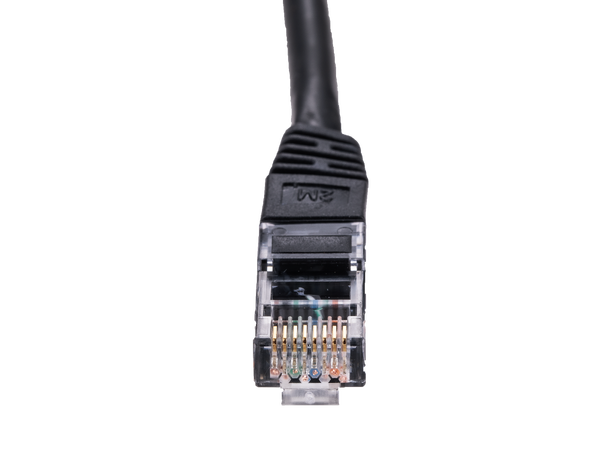 LinkIT U/UTP Patch Cat6 svart 0.3m AWG 24 | LSZH | Snagless 