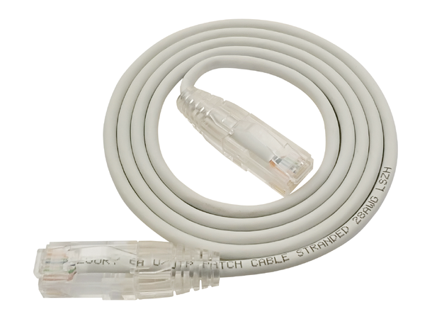 LinkIT U/UTP SlimPatch Cat6a grå 3m AWG28/7 | LSZH |Snagless | OD 3.6mm 