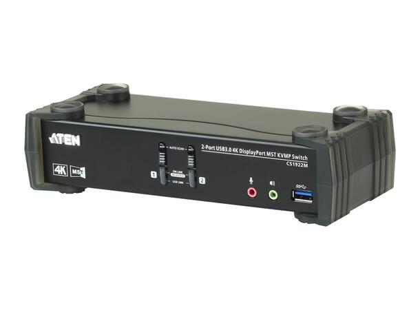 Aten KVM 2-PC 1-User CS1922M USB 3.0 | Displayport 1.2 | 4K | MST 