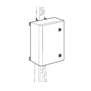 Lande Vertical post mounting kit Fits diameter up to 25cm