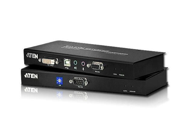 Aten KVM Extender USB CE620 DVI-D(1920x1200) | USB | RS232 