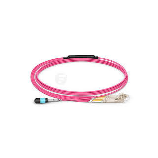 LinkIT MTP/MPO-B OM4 8c 10m USConec MTP Elite female - 8xLC | LSZH