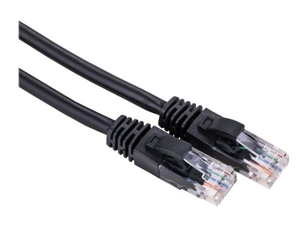 LinkIT U/UTP Patch Cat6 svart 1.5m AWG 24 | LSZH | Snagless 