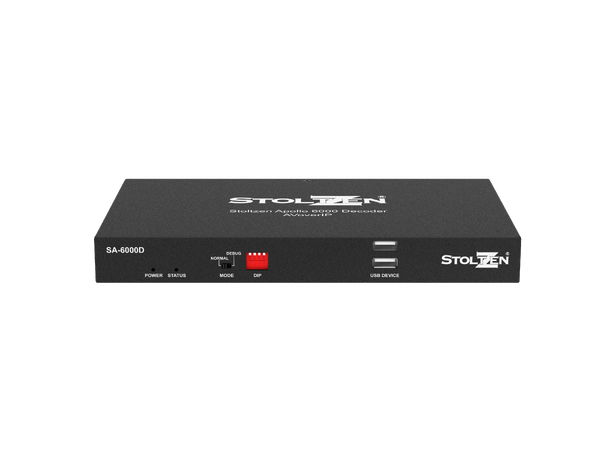 Stoltzen Apollo 6000 Decoder UHD 4K@30 HDCP 2.2 USB-KVM PoE 1-2fps delay 