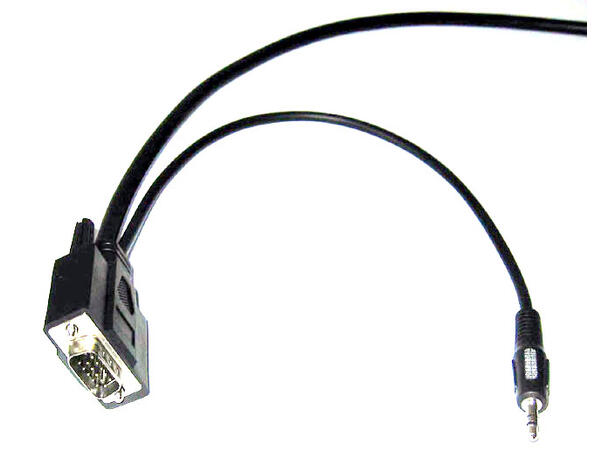 LinkIT SVGA/XGA kabel M-M med sound 5 m AWG 28 1920x1200@60Hz 