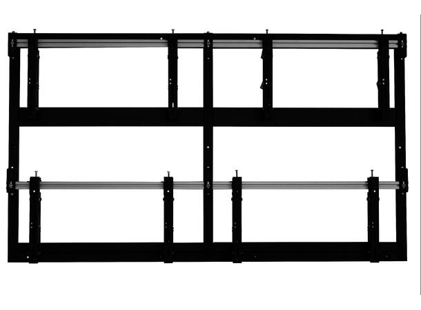 Edbak Videovägg PopOut 40-47" landskap | 4 skärmar | 2x2 | inkl. ram 