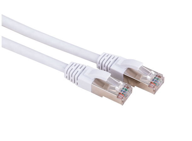 LinkIT S/FTP Patch Cat6a hvit 1.5m AWG 26/7 | LSZH | Snagless 