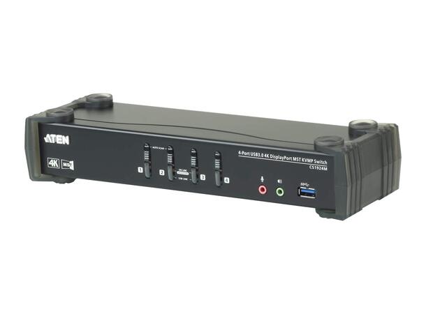 Aten KVM 4-PC 1-Bruker CS1924M USB 3.0 | Displayport 1.2, 4K 