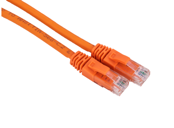 LinkIT U/UTP Patch Cat6 orange 0.5m AWG 24 | LSZH | Snagless 