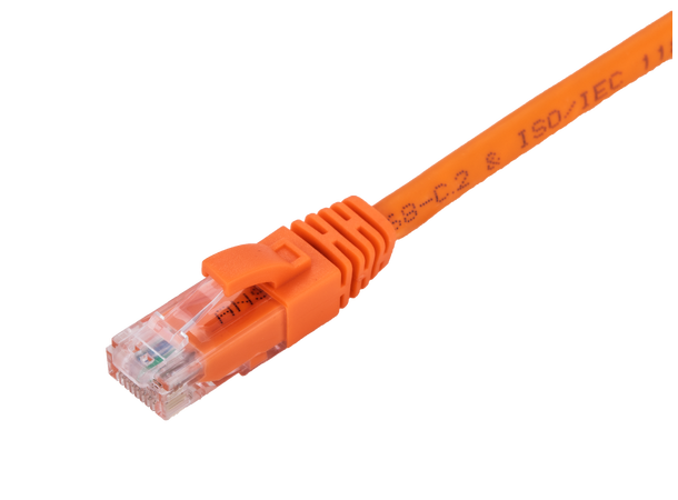 LinkIT U/UTP Patch Cat6 orange 0.5m AWG 24 | LSZH | Snagless 