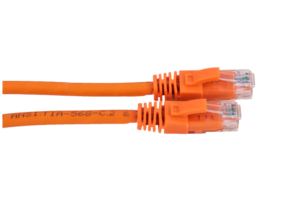 LinkIT U/UTP Patch Cat6 orange 0.5m AWG 24 | LSZH | Snagless 