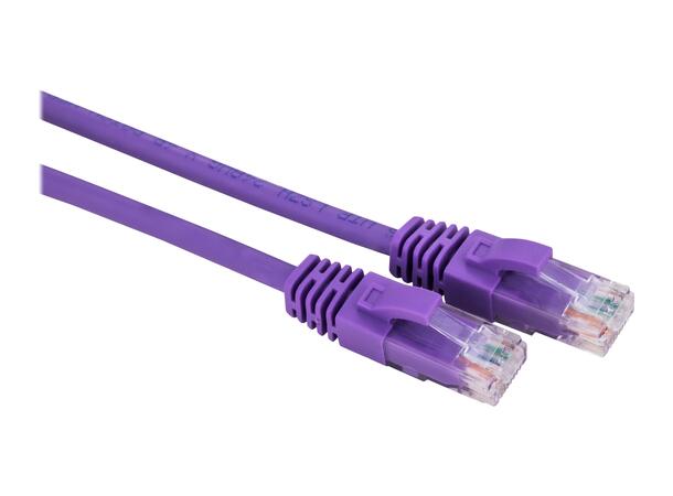 LinkIT U/UTP Patch Cat6 lilla 3m AWG 24 | LSZH | Snagless 