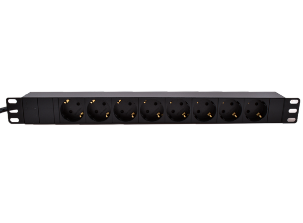 LinkIT 19" Power rail  8xCEE 7/4  2m CEE 7/7 | no switch | 16A | 3600W 