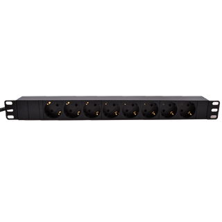 LinkIT 19&quot; Power rail  8xCEE 7/4  2m CEE 7/7 | no switch | 16A | 3600W