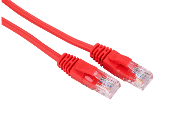 LinkIT U/UTP Patch Cat.5e röd PVC AWG 26 Snagless 