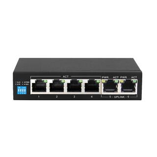 LinkIT PS504GT PoE+ Switch 6-port 4 PoE+ ports, 802.11at, 94W