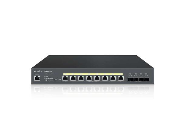 Engenius Cloud Managed Switch 8-port 2.5GbE PoE.af/at/bt 240W 4x10Gb SFP+ L2 