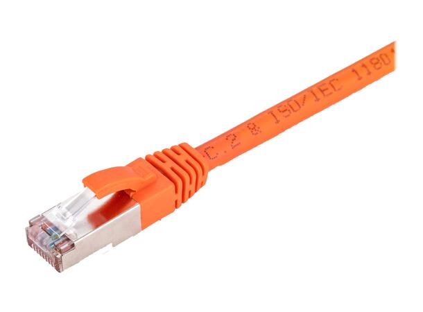 LinkIT S/FTP Patch Cat6 orange 2m AWG 27 | LSZH | Snagless 