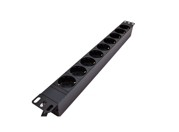 LinkIT 19" Power rail 9xCEE7/4 5m CEE 7/7 | no switch | 16A | 3600W | 1U 