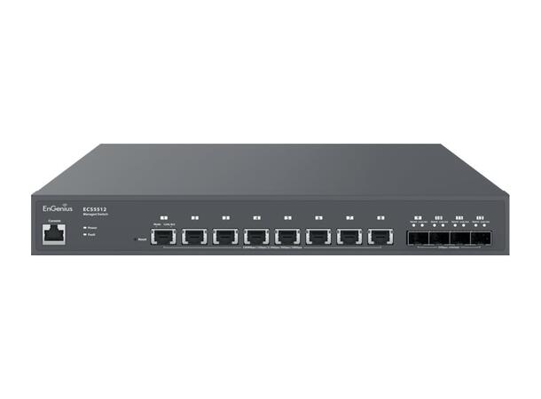 Engenius ECS5512 Cloud Managed Switch 8-Port 10G | 4xSFP+ 