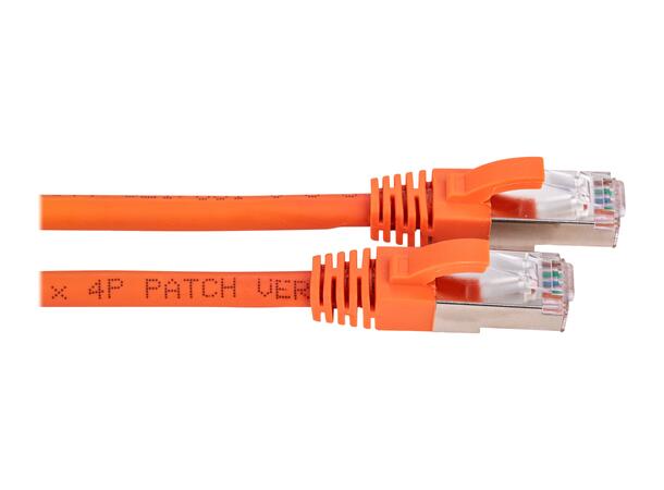 LinkIT S/FTP Patch Cat6 orange 5m AWG 27 | LSZH | Snagless 