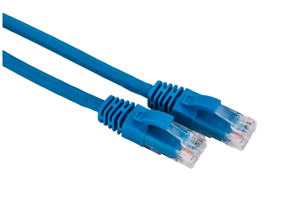 LinkIT U/UTP Patch Cat6a blå 1m AWG 24 | LSZH | Snagless 