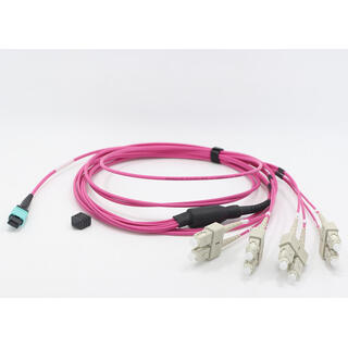 LinkIT MTP/MPO-B OM4 8c 5m USConec MTP Elite female - 8xSC | LSZH