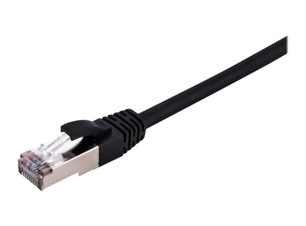 LinkIT S/FTP Patch Cat6a svart 1.5m AWG 26/7 | LSZH | Snagless 