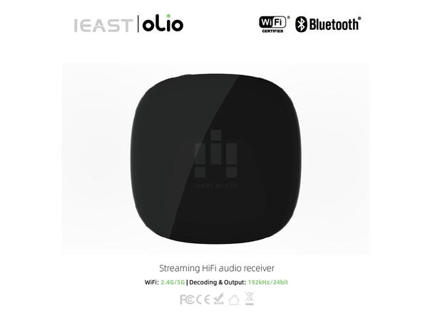 iEAST Oliostream Wireless Multi-Room Sound Streamer Black 