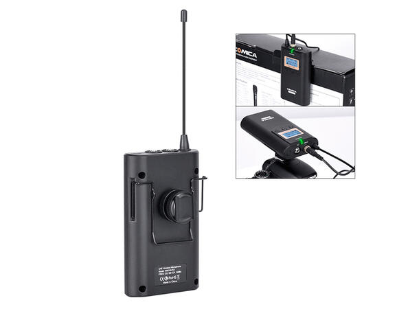 Comica Wireless Microphone 3.5mm | 3.5mm to XLR | 48 Channels 