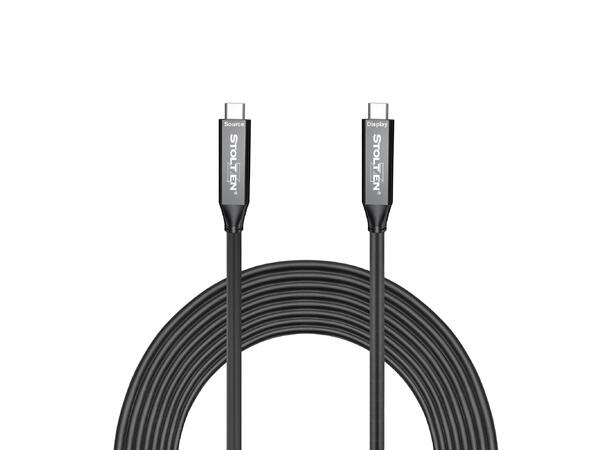 Stoltzen AOC FLEX USB-C Hybrid C-C 15 m USB 5Gbps | DP1.4 (2lane) | 60W 