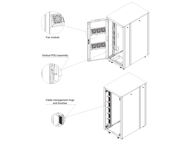 Lande SOUNDproof 32U W750xD1130xH1666mm | 750kg | Black 