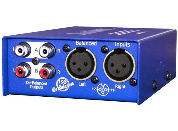 ARX ISO De Balancer 2 x XLR in | RCA out 