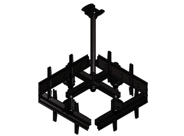 Edbak MB455Q-L Kvadratfäste 4xDisplay <55" | 240kg | 22-112cm | Squared 