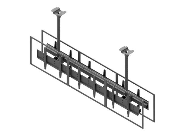 Edbak MB3155BB-L Fäste för 6xDisplay BB <55" | 160kg | 22-112cm | Back2back 