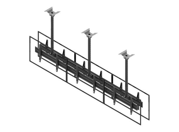 Edbak MB3155BB-L Fäste för 6xDisplay BB <55" | 160kg | 22-112cm | Back2back 