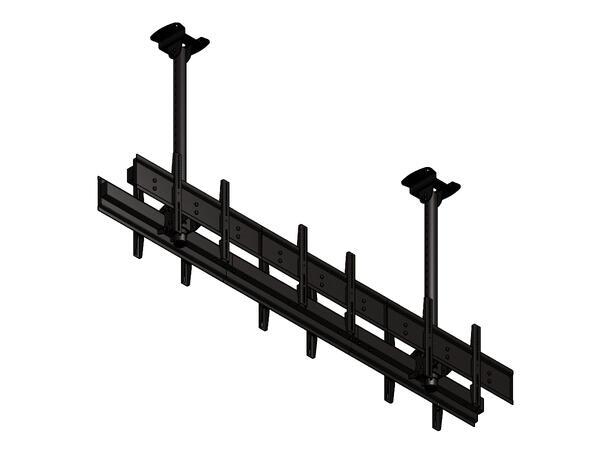 Edbak MB3155BB-L Fäste för 6xDisplay BB <55" | 160kg | 22-112cm | Back2back 