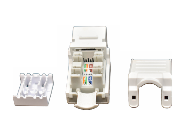 LinkIT Keystonemodul Cat.6/6A UTP Termineres med eller uten verktøy 