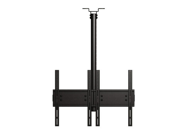 Edbak MB2155-P Fäste för 2xDisplay <55" | 120kg | 22-112cm | Porträtt 