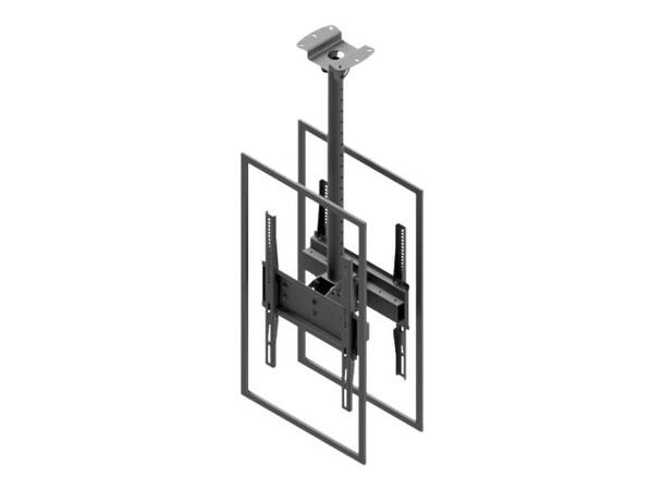 Edbak MB1155BB-P Fäste för 2xDisplay BB <55" | 120kg | 22-112cm | Porträtt BB 